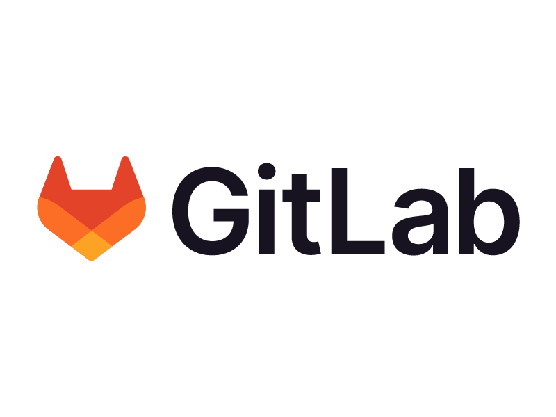 A logo feauturing GitLab.
